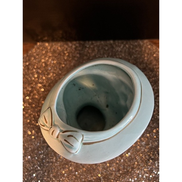 Vintage Lady Head Vase All Light Blue, Japan - Picture 8 of 9